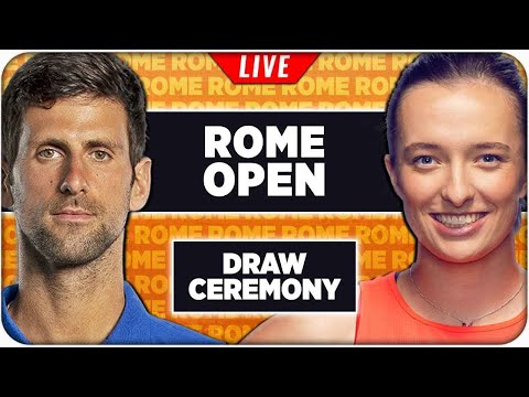 Rome Open 2024 • Draw Ceremony • LIVE Tennis Reaction Stream