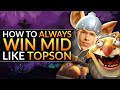 How Topson ALWAYS WINS MID - EVEN ON TECHIES - CRAZY Tips and Tricks (Mid Lane) - Dota 2 Guide