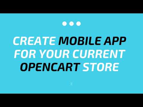 OpenCart App - Create OpenCart Mobile App For Your OpenCart Store - YouTube