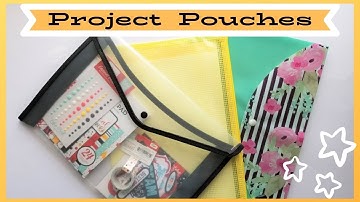 Project Pouches. Also at Dollar Tree ❤