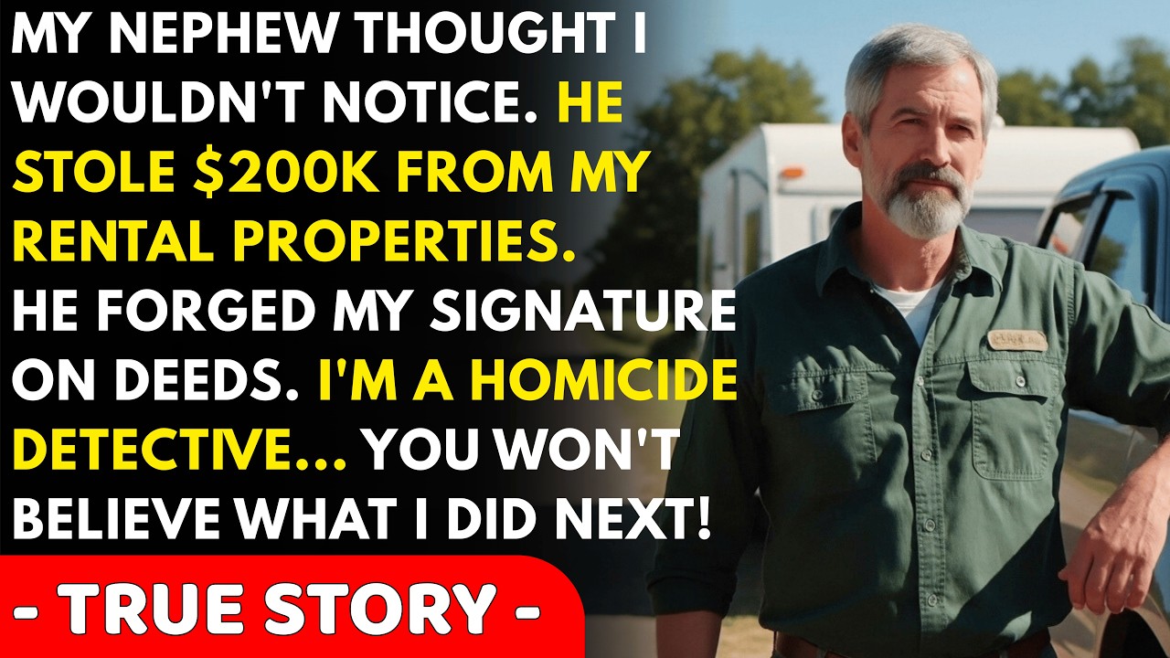 My Nephew Thought I Didn't Notice. He Was Wrong. I Had 28 Years Of Detective Experience...
