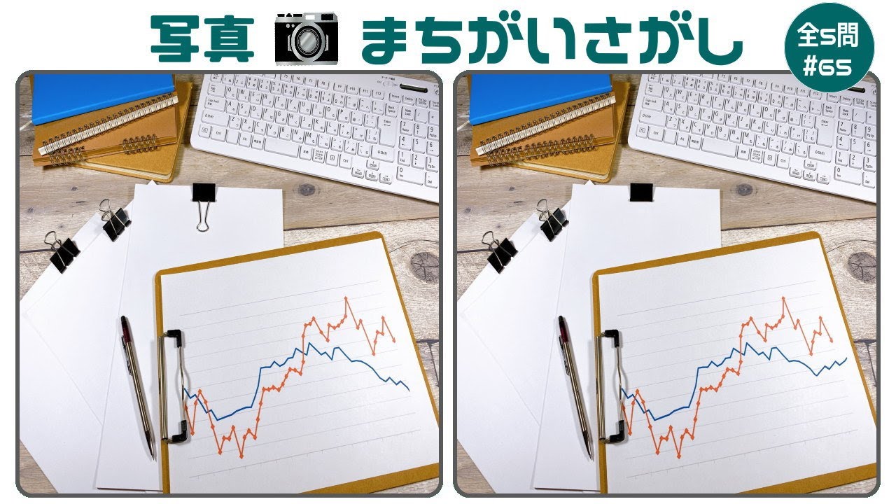 3ヶ所間違い探し 写真の問題で脳に刺激を与えて認知症予防 脳力upのクイズ脳トレvol65 Youtube