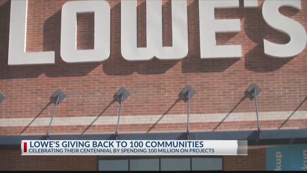 Lowe’s is giving out money to spruce up communities across America