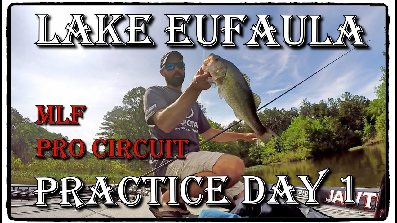 Lake Eufaula Alabama Bass Fishing – Major League Fishing Pro Circuit Practice Day 1 – May, 2021