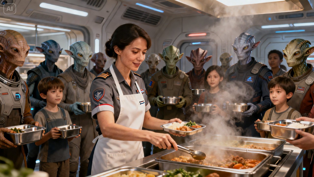 The Human Cooked Food for Herself — The Cubs Detected It and Brought Their Bowls Over