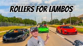 THREE LAMBO’S TAKEOVER AUSTIN, TEXAS WITH MARK MOTORS