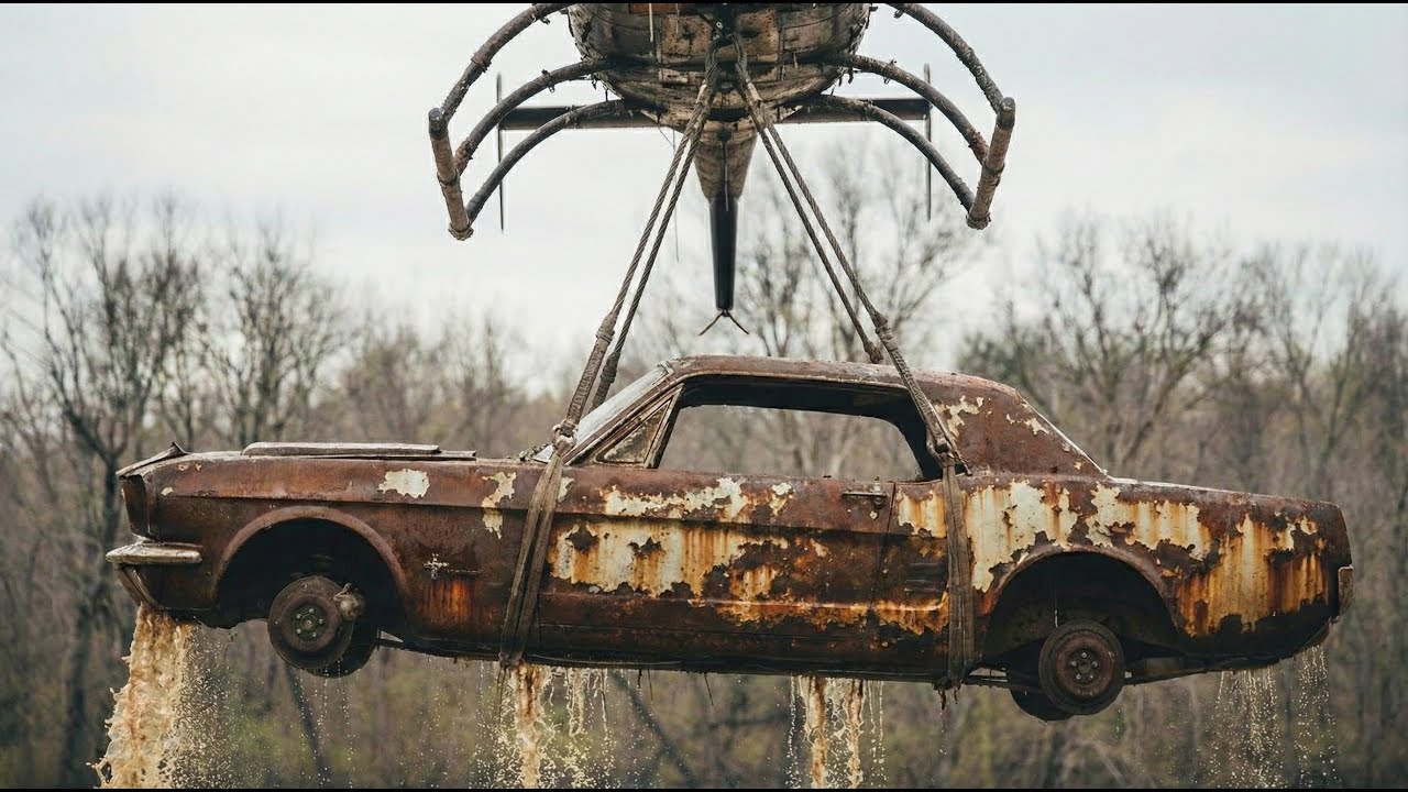ASMR Car Restoration! Full Restoration 1965 Ford Mustang from River Damage to Looking New