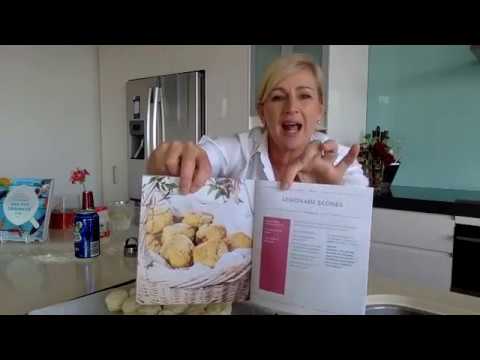 Food in a Minute - How to make Lemonade Scones. 