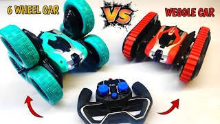 RC 6 Wheel Stunt Car Unboxing And Testing | Remote Control Stunt Car Unboxing