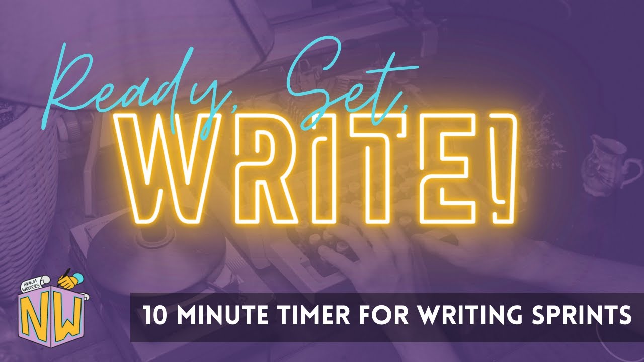 10 Minute Writing Sprint | Silent | Timed Word Sprint for Writers