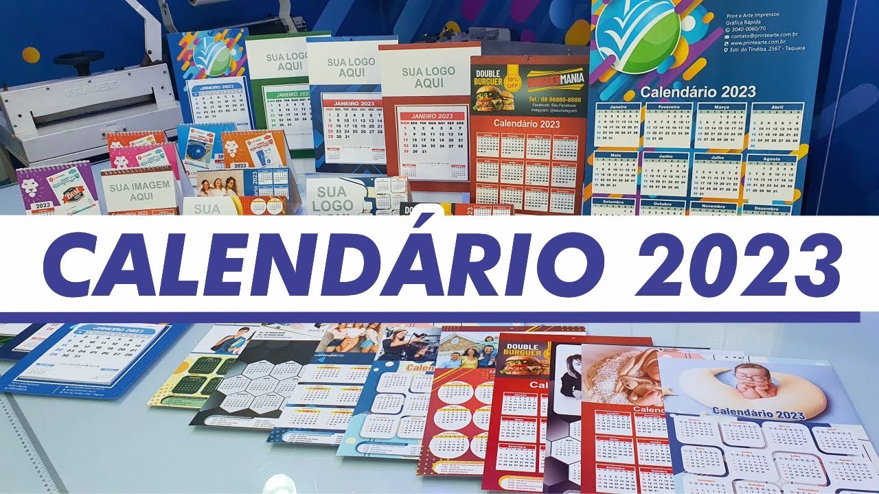 CALENDÁRIO 2023 YouTube