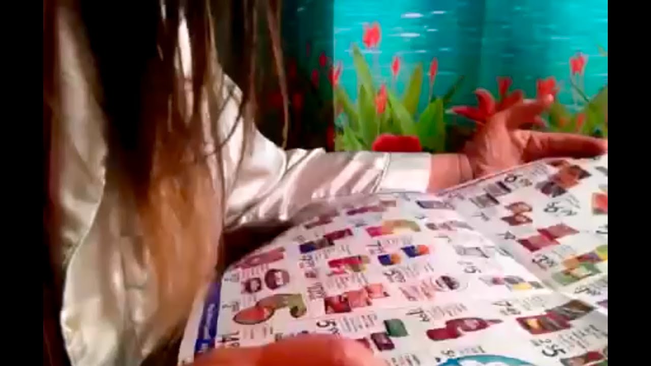 30 minutes asmr chewing bubble gum sorting grocery ads making making a grocery list