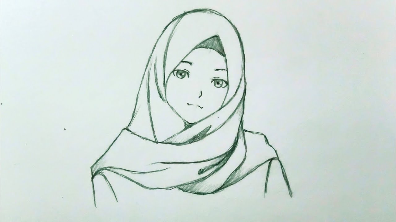 PEMULA WAJIB NONTON STEP BY STEP MENGGAMBAR ANIME BERHIJAB YouTube