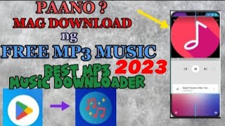 paano mag download ng music gamit ang cellphone/download ng unlimited music 2023