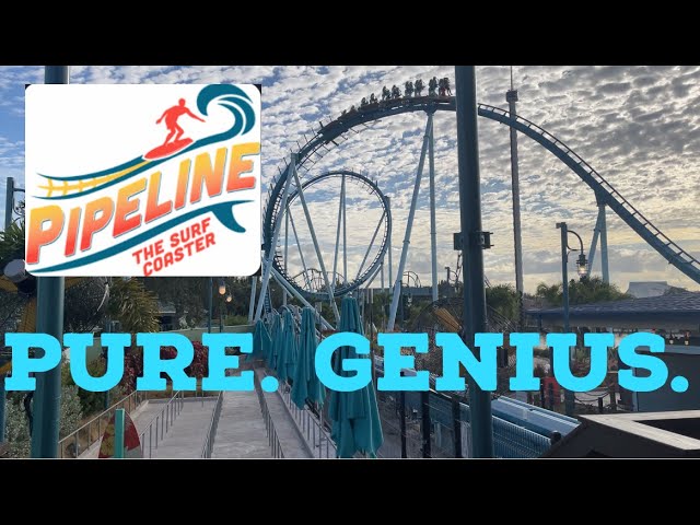Surf's up: SeaWorld unveils new stand-up roller coaster 'Pipeline' – WFTV