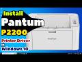 How to Download &amp; Install Pantum P2200 Printer Driver in Windows 10 PC or Laptop