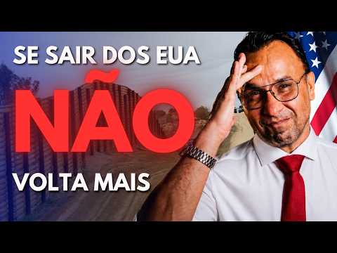 ⚠️ Imigração NÃO VAI MAIS DEIXAR que alguns IMIGRANTES saiam dos EUA? (Entenda a verdade) 🇺🇸