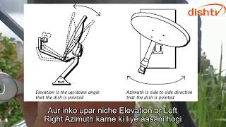 Dish TV Signal Tracking | Dish Alignment | Signal Peaking |  Elevation Angle  | Antenna Setting