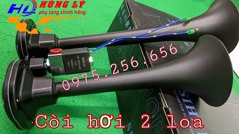 còi hơi 2 loa shiha hàng đẹp