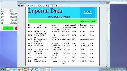 Aplikasi penjualan toko buku menggunakan java netbeans dan MySQL database