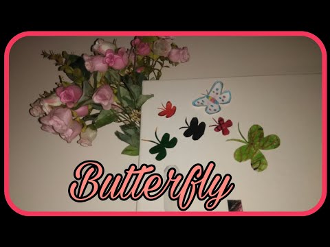 Paper Butterfly || Wall Decor Craft || Amazing Abdullah