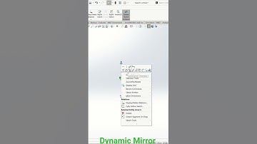 How to Use Dynamic Mirror Sketch Tool in SolidWorks | Master Symmetrical Design Fast