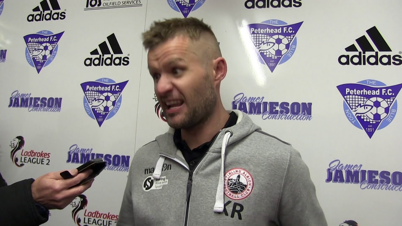 Kevin Rutkiewicz After-Match Interview Vs Peterhead 27/04/19 - YouTube