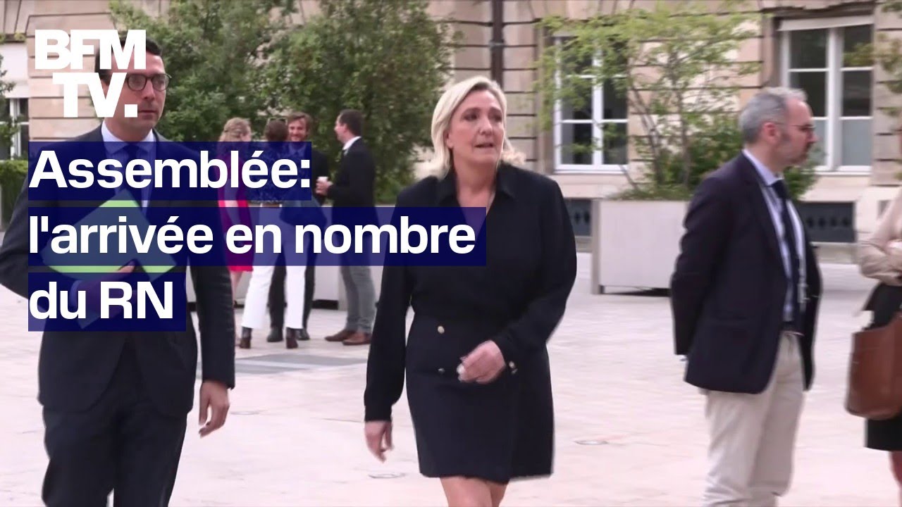 Assemblée nationale: l'arrivée en nombre du RN