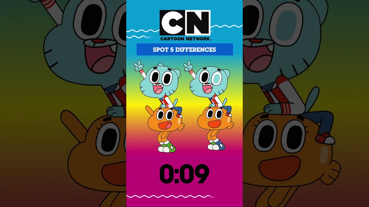Spot The Difference Gumball Cartoon Network UK Shorts
