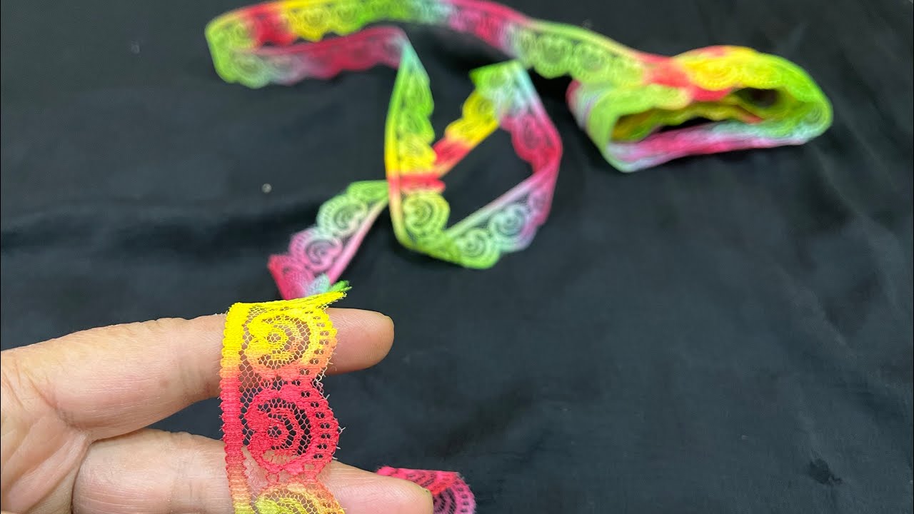 Colour your white lace at home