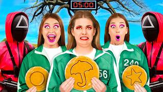 Playing Squid Game in Real Life Challenge | Funny Challenges by TeenTeam