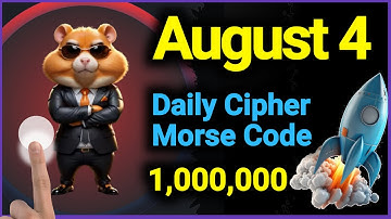 4 August Hamster Kombat Daily Cipher Code  Today