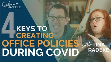 4 Keys to COVID Return to Work Policies: HR Expert Tina Radeke | #culturedrop​ | Galen Emanuele