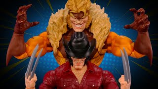 Marvel Legends Logan and Sabretooth Wolverine 50th Anniversary Two Pack XMen Hasbro #review