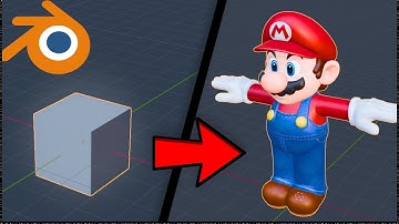 Try modelling 3D Mario in Blender ...