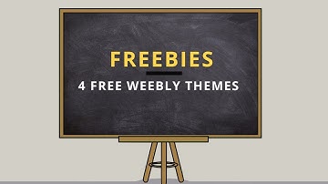 4 Amazing Free Weebly Templates - Part 1 by Roomy Themes