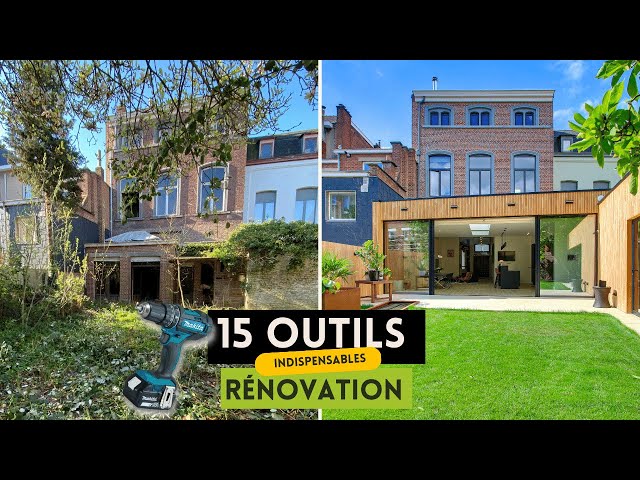 Rénovation de maison : Mes 15 outils les plus rentables de mon chantier 