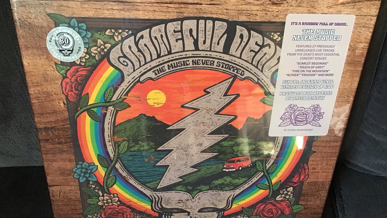 UNBOXING GRATEFUL DEAD THE MUSIC NEVER STOPPED 6 LP BOX SET