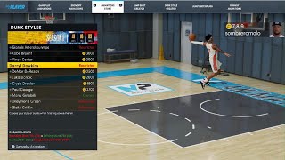 NBA 2K22 All Dunk Animations