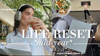 *intense* midyear LIFE RESET | working towards 2023 goals, reorganizing, decluttering, ballet,etc