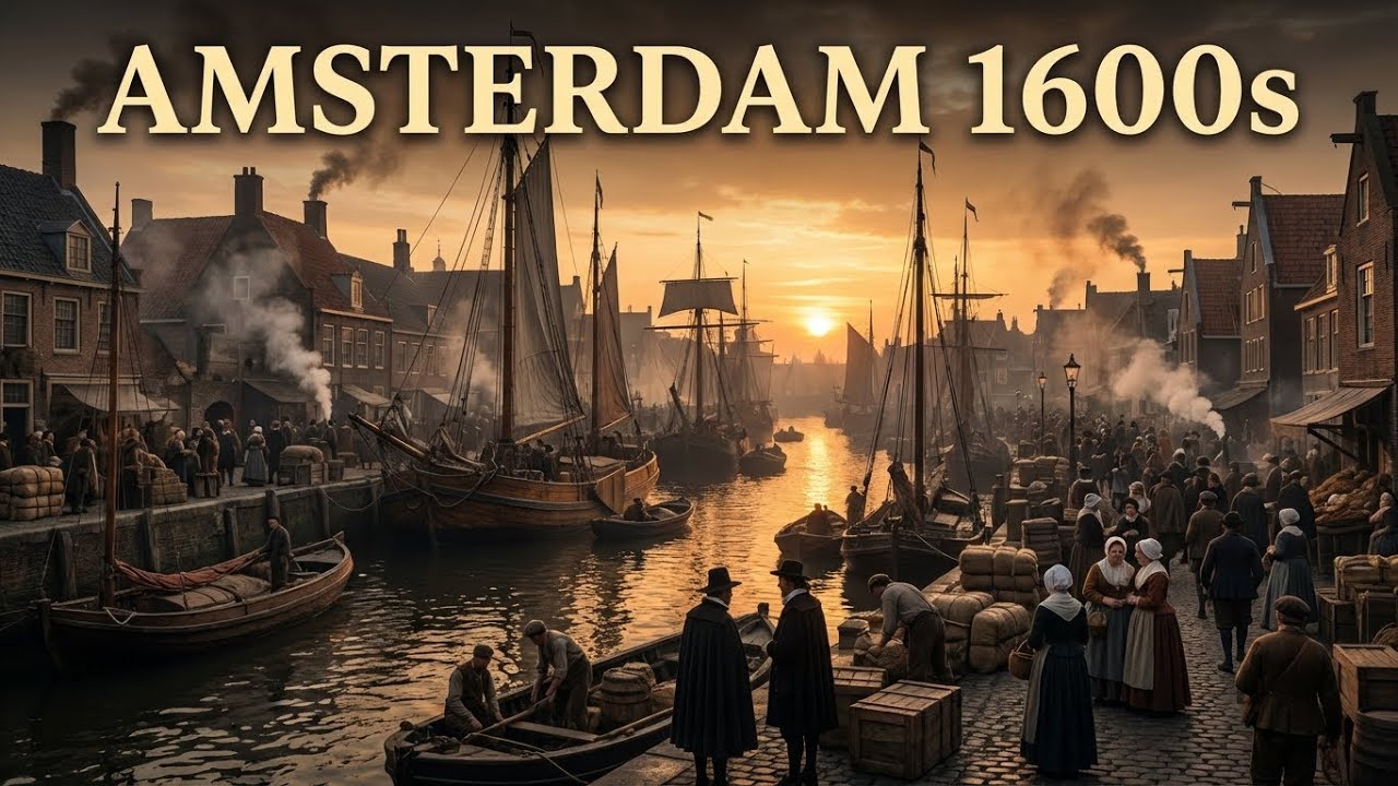 This Is What Amsterdam Looked Like in the 1600s (AI Reconstruction)