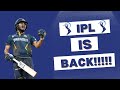 IPL Is Back!!!!!