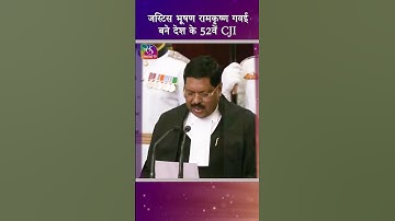 Justice Bhushan Ramkrishna Gavai takes the oath as the 52nd Chief Justice of India