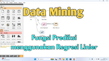 Data Mining Prediksi menggunakan Regresi Linier