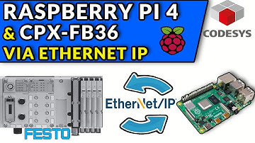 🔵✅CODESYS 3.5 - COMUNICAR RASPBERRY PI CON CPX-FB36 VIA (( ETHERNET IP ))