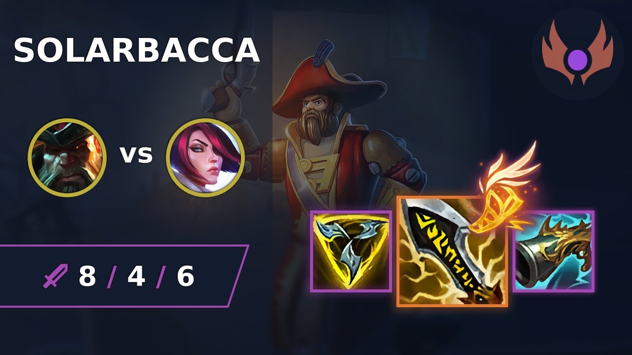 [ solarbacca ] Gangplank TOP vs Fiora | NA MASTER | LOL Season 2024 ...