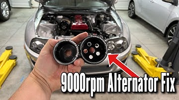 AupTech Engineering 2JZ Alternator fix (PHR Pulley)
