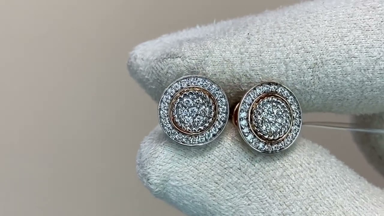 Серьги-пусеты с бриллиантами *07-00251-05-001-01-01*