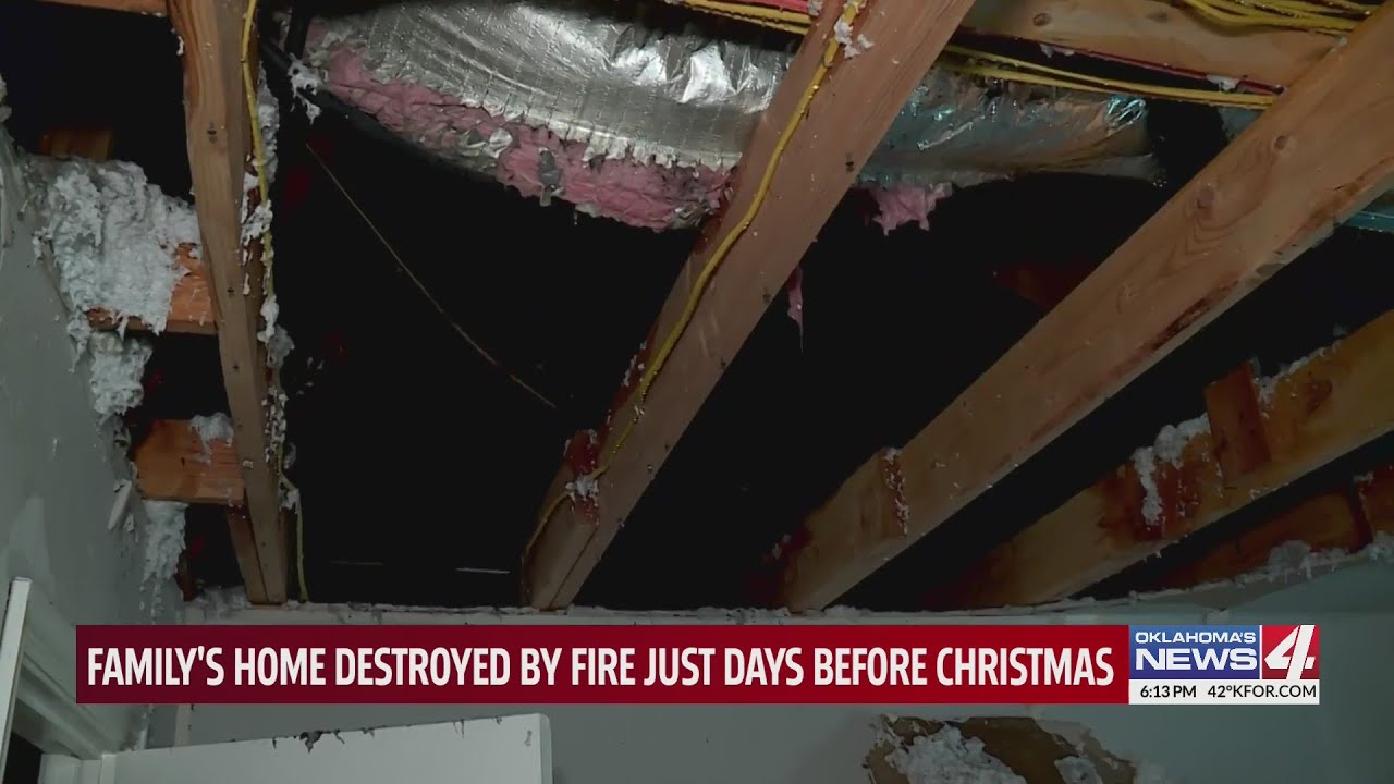 Family's home destroyed by fire just days before Christmas