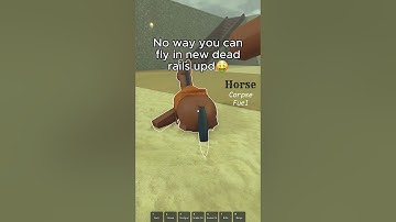 Horse Flying Glitch (No Script) in Dead Rails Roblox | Dead Rails Ending Glitches Guide #deadrails